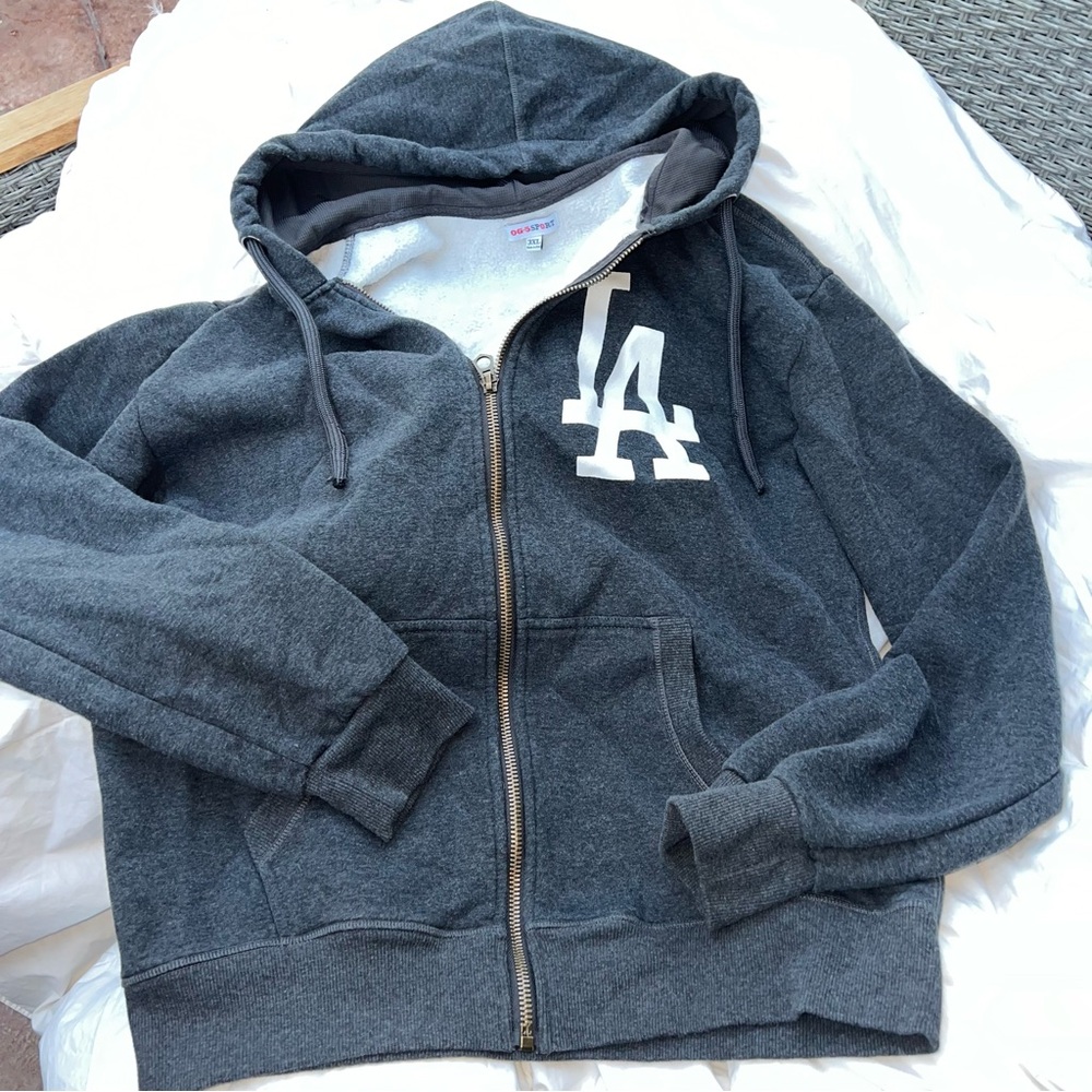 Gray Zip-Up Hoodie